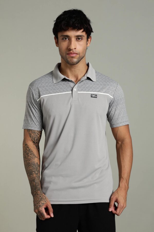 keego Polo T-shirt Light Grey