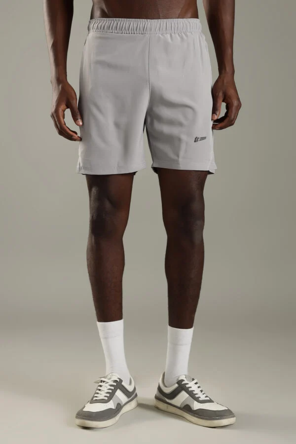 Solid Shorts Light Grey